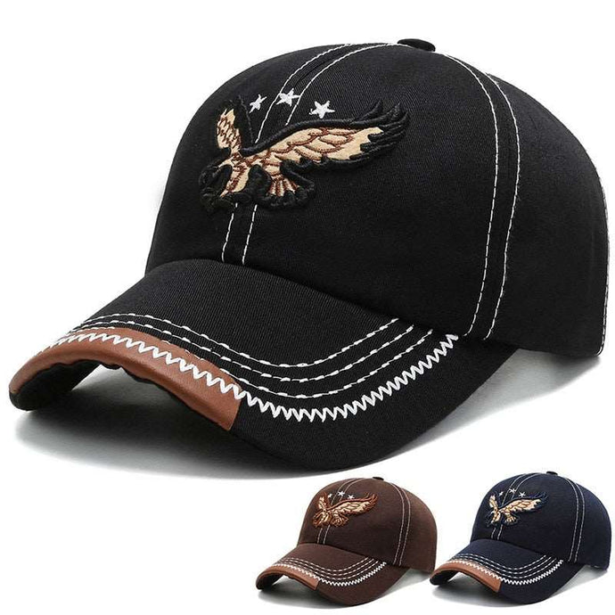 Boné Unissex Snapback Hat Ajustável 3D Eagle Bordado - PopLarWeb