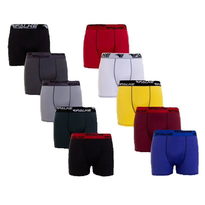 Kit 5 Cueca Box Falke Algodão Masculino - PopLarWeb