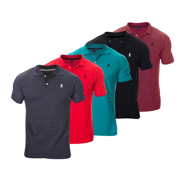 Kit Com 5 Camisas Gola Polo Masculina Original Piquet Algodão - PopLarWeb