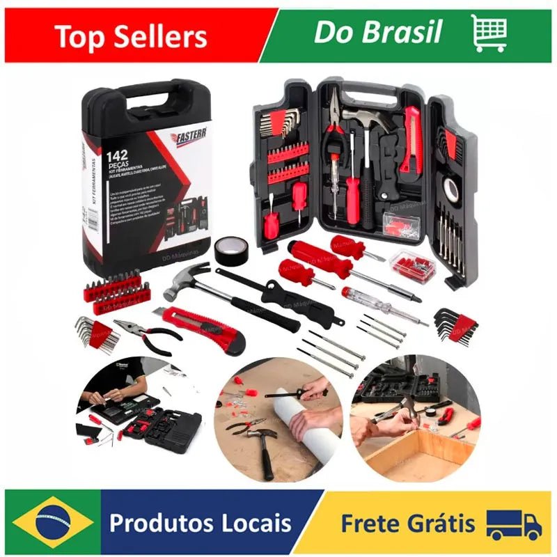 Kit De Ferramentas Com 142 Peças Faster - PopLarWeb