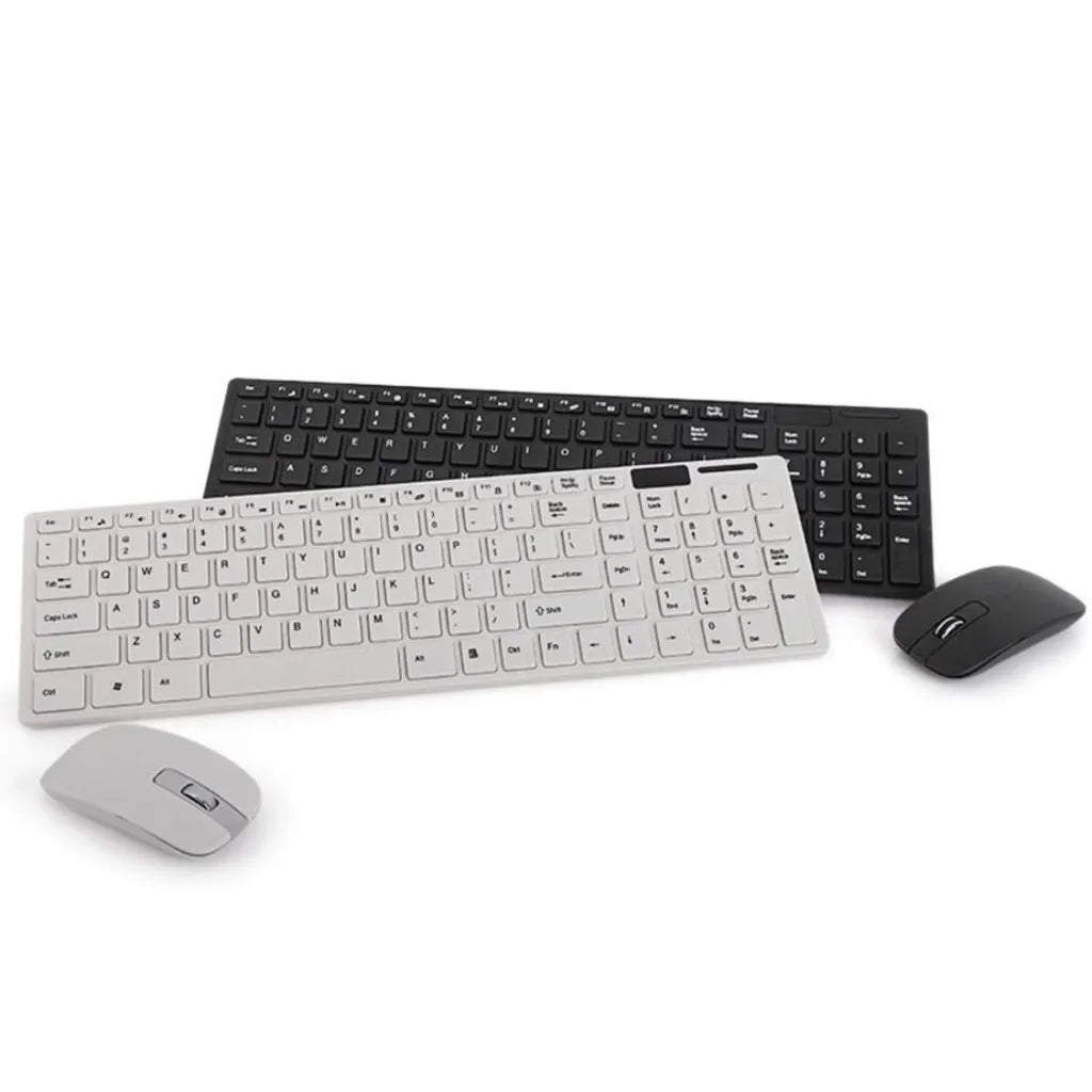 Kit Teclado e Mouse Sem Fio Wireless 2.4ghz 3200dpi Óptico - PopLarWeb