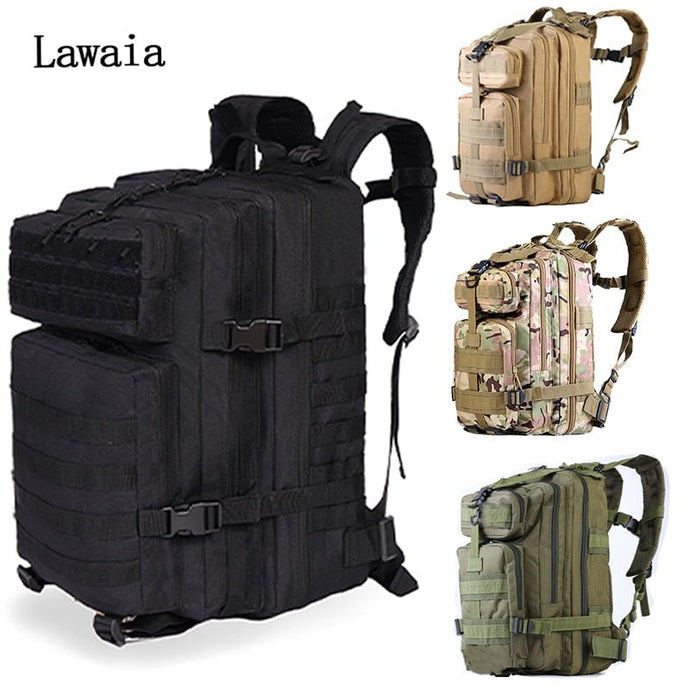 Mochila Tática Militar Masculina, Molle Impermeável, Esporte, Viagem, Ao ar livre, Trekking, Camping, Exército, 30 L, 50L - PopLarWeb