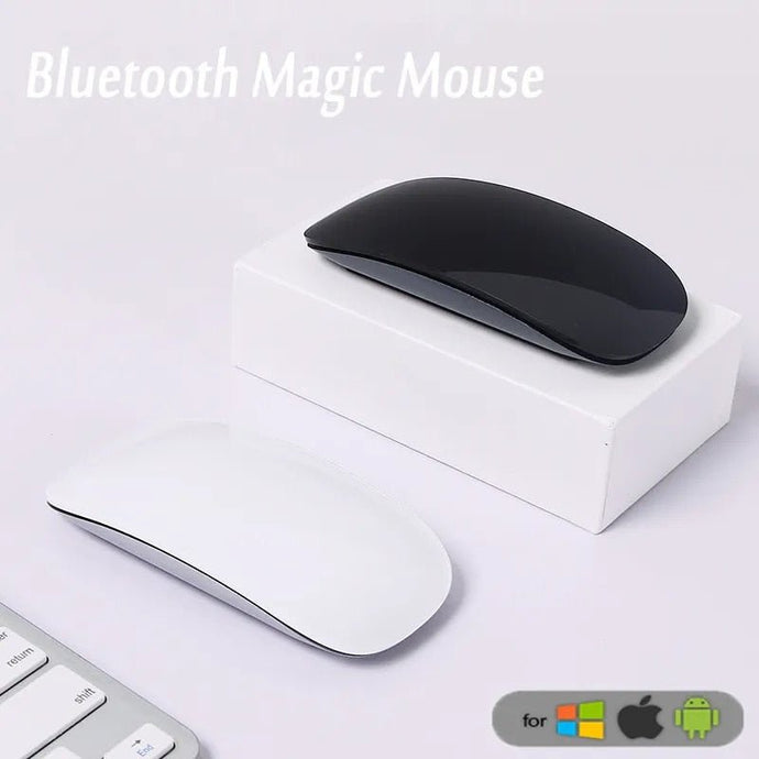 Mouse sem fio recarregável Bluetooth 5.0 magia 1600dpi ultra fino - PopLarWeb