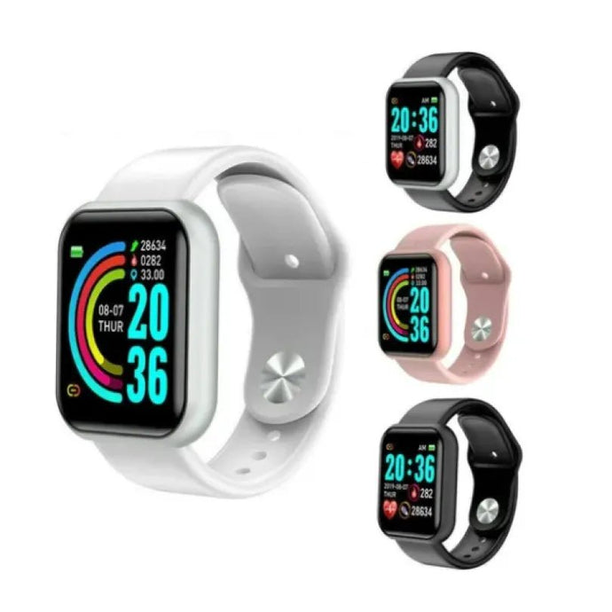 Relógio inteligente Smart Watch Unisex Smartwatch D20 relógio Android IOS Prova d'água - PopLarWeb